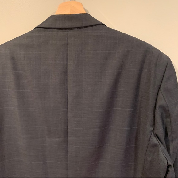 Nordstrom Joseph Abboud Men's Wool and Silk Grey Suit Jacket Size 42L - Picture 3 of 11